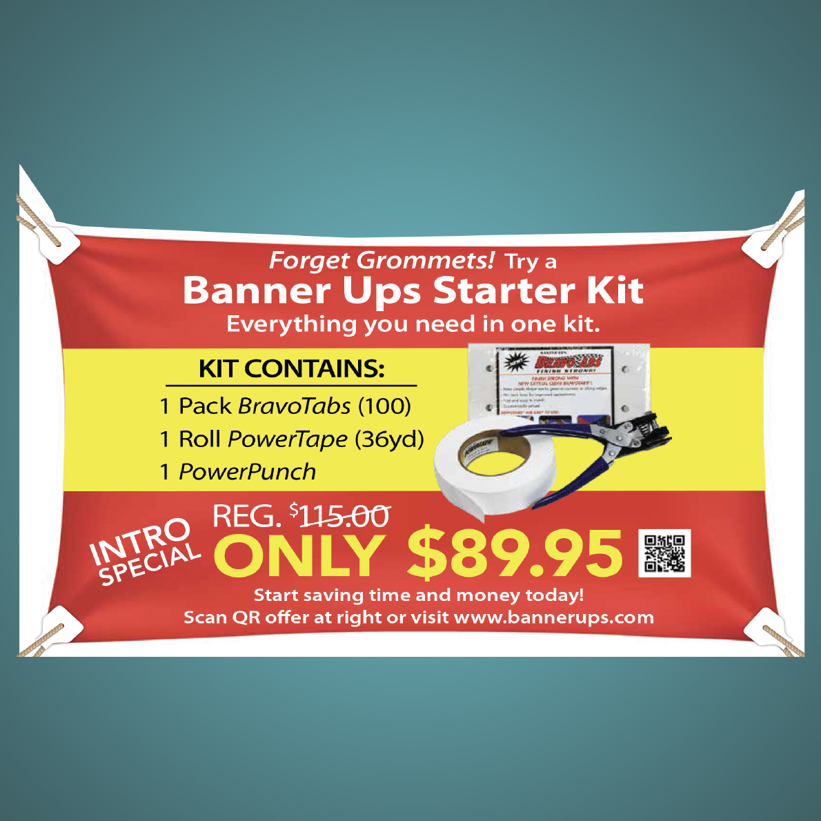 v5.SignMart > Banner Tape > SignMart Banner Ups StarterKit®